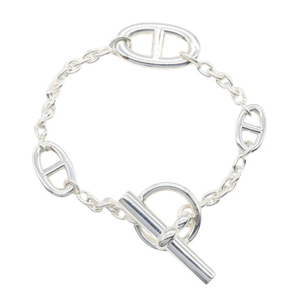 Hermes Bracelet Chaine D'ancre Farandole 15.5 cm 925 Sterling Silver