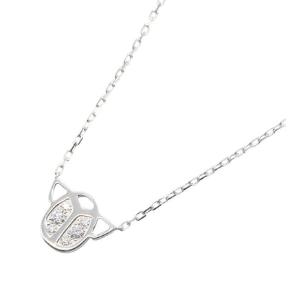 Cartier Necklace Scarab Diamond 37.5 40.5 cm 18k White Gold