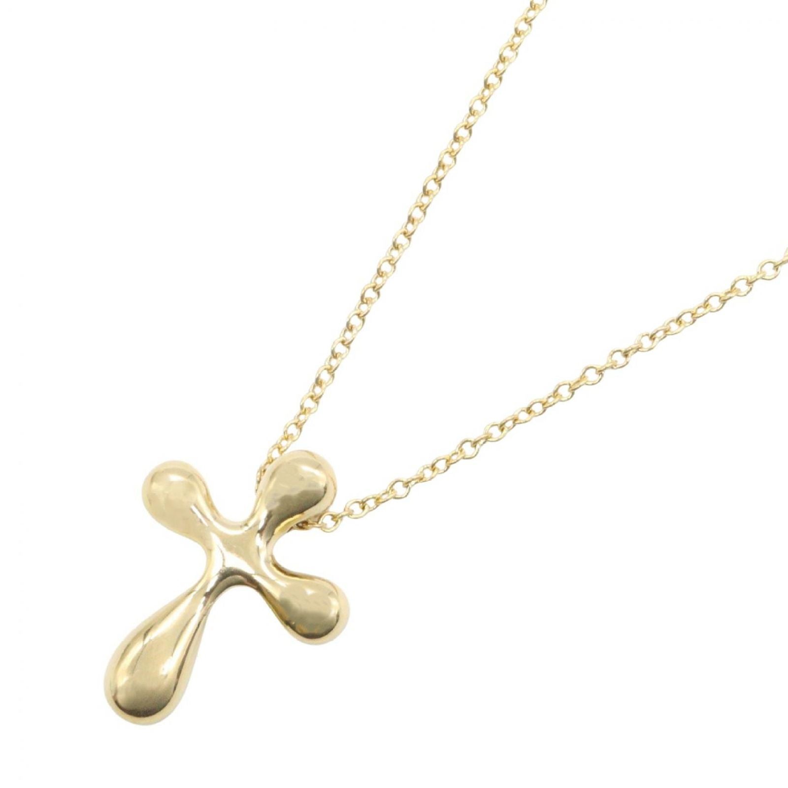 Tiffany & Co Necklace Small Cross 41.5 cm 18k