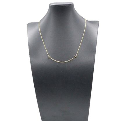 Tiffany & Co Necklace T Smile Large 40.5 45.5 cm 18k — view 5