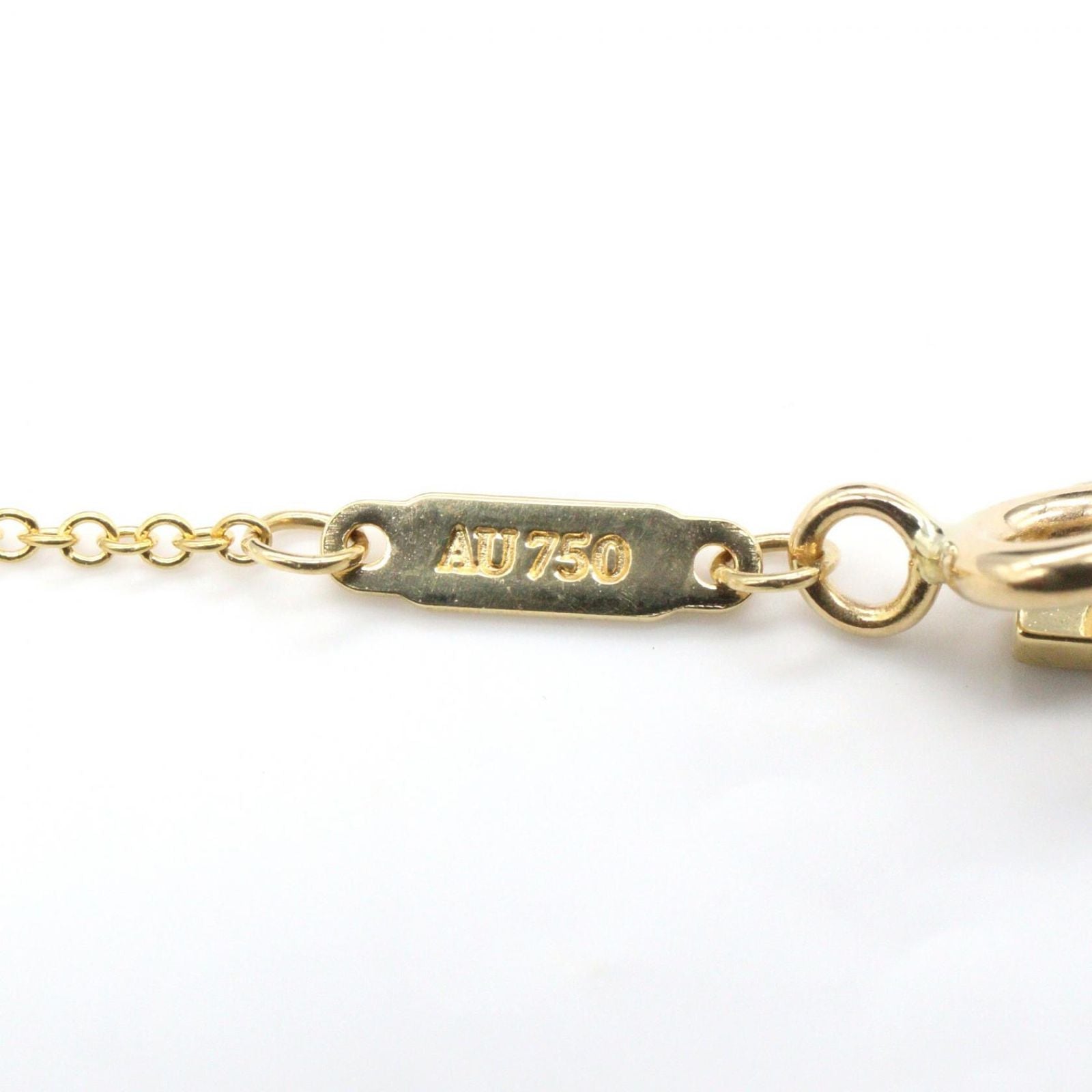 Tiffany & Co Necklace T Smile Large 40.5 45.5 cm 18k — view 4