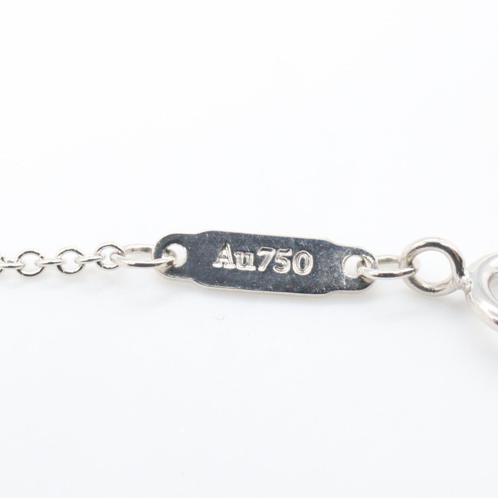 Tiffany & Co Necklace T Smile Large 40.5 45.5 cm 18k White Gold — view 4