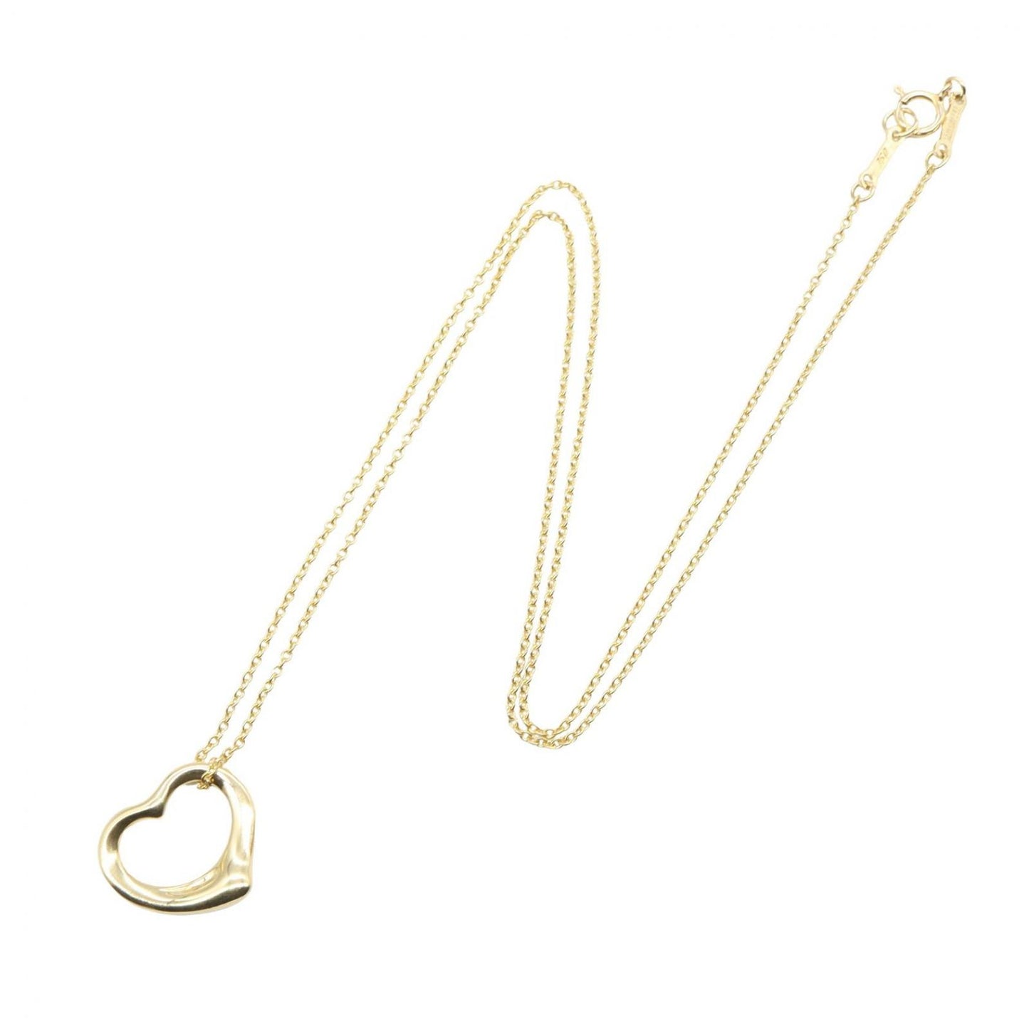 Tiffany & Co Necklace Open Heart Small 40.5 cm 18k — view 2