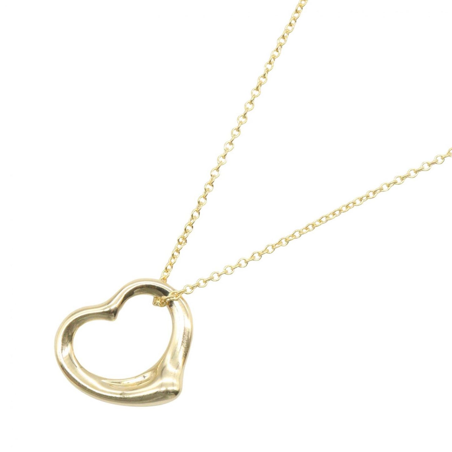 Tiffany & Co Necklace Open Heart Small 40.5 cm 18k
