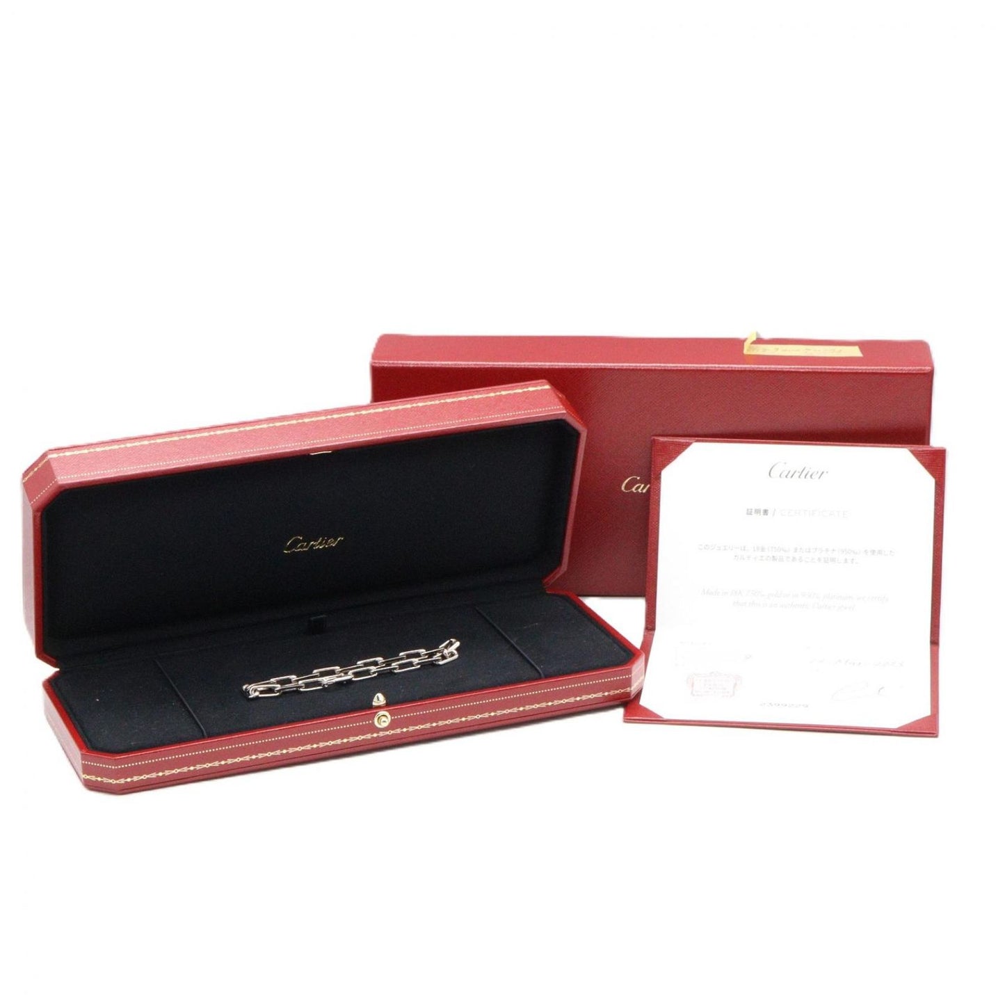 Cartier Bracelet Santos de Cartier 18 cm 18k White Gold — view 5