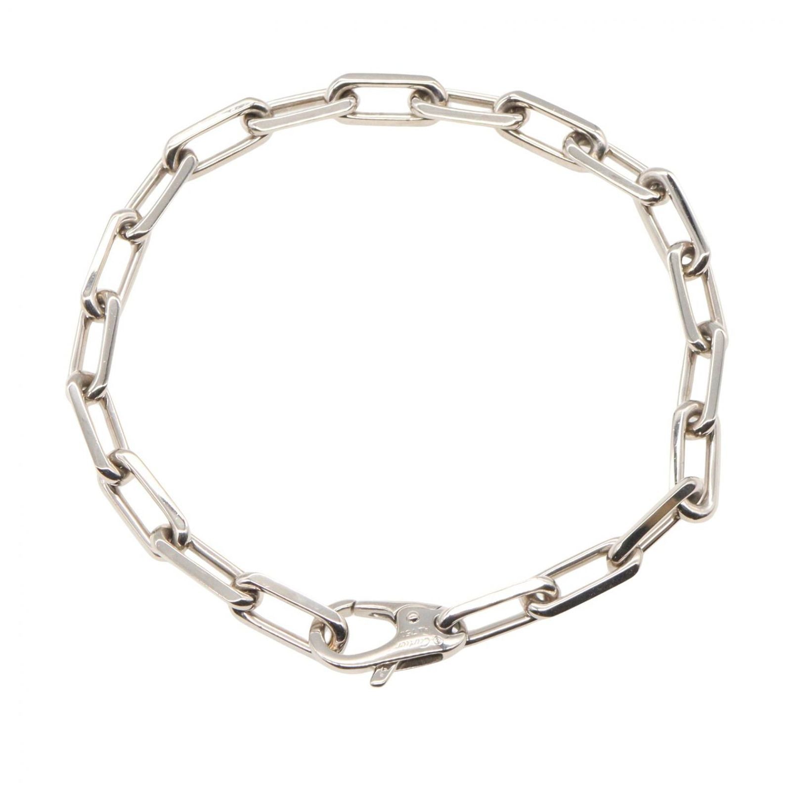Cartier Bracelet Santos de Cartier 18 cm 18k White Gold — view 2