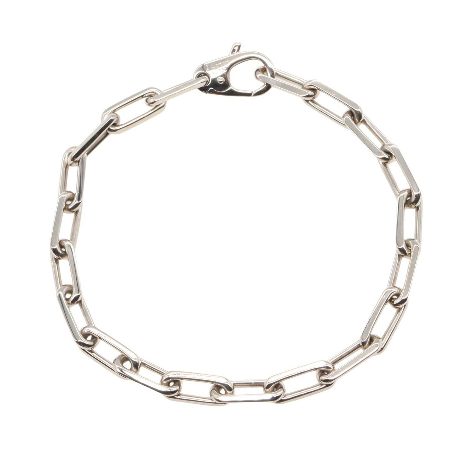 Cartier Bracelet Santos de Cartier 18 cm 18k White Gold