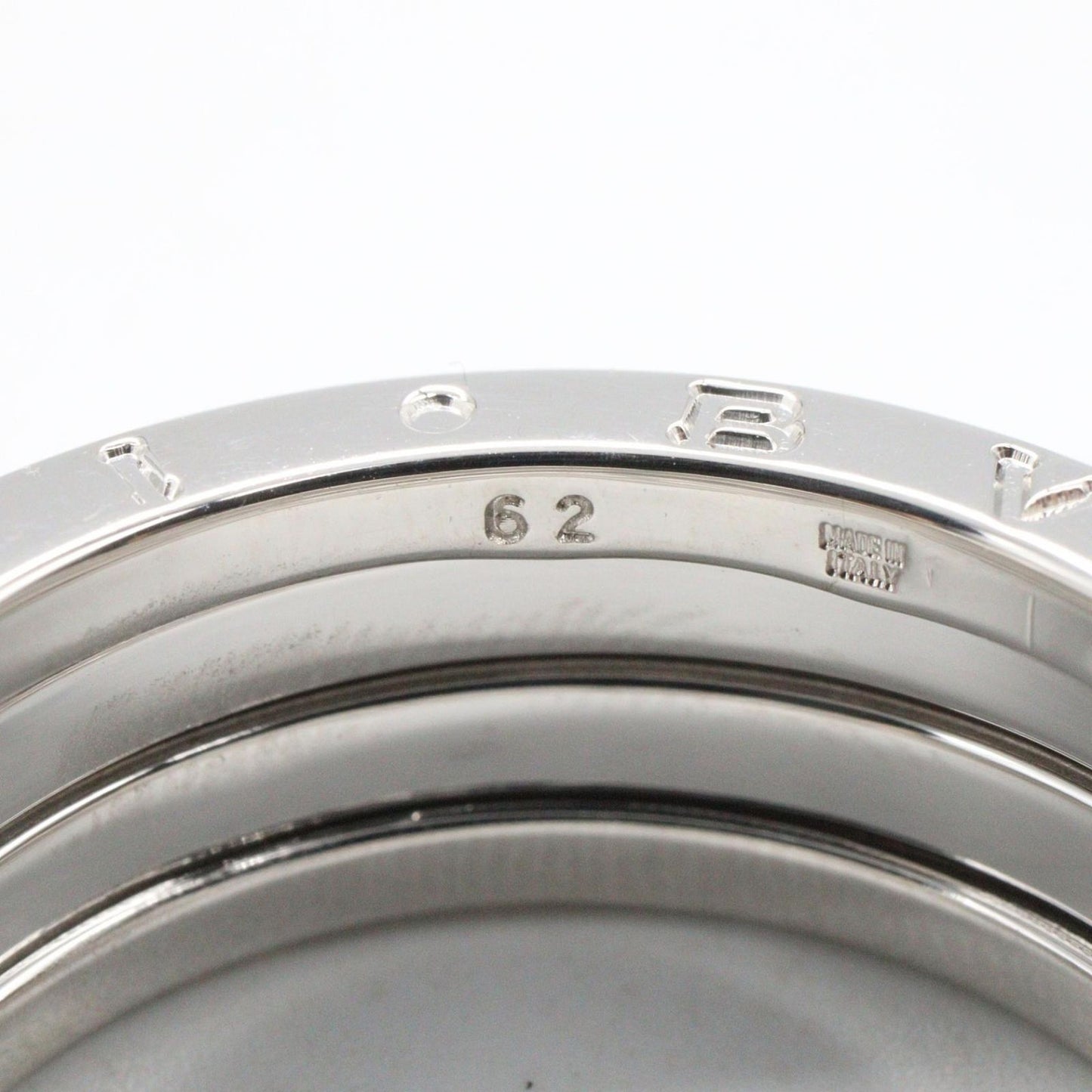 Bvlgari Ring B-zero One Band 18k White Gold
