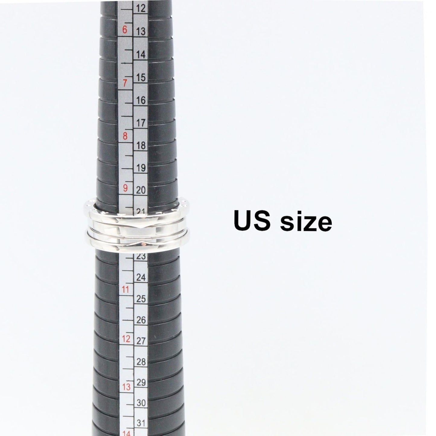 Bvlgari Ring B-zero One Band 18k White Gold — view 8