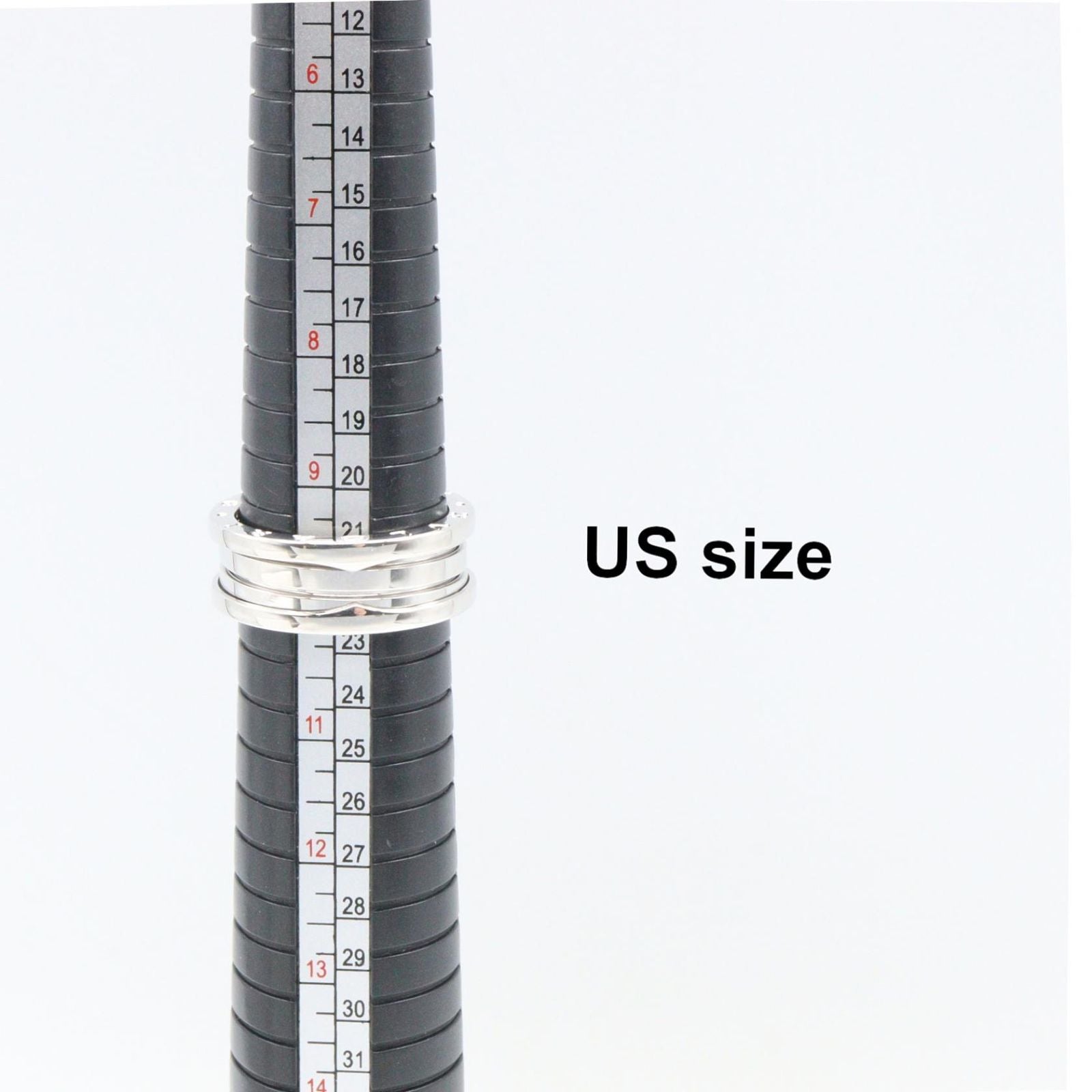 Bvlgari Ring B-zero One Band 18k White Gold — view 8