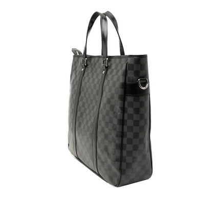 Louis Vuitton Damier Graphite Tadao PM 2-Way Shoulder Bag Black Leather — view 2