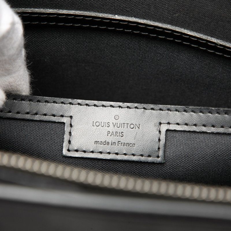 Louis Vuitton Damier Graphite Tadao PM 2-Way Shoulder Bag Black Leather — view 5