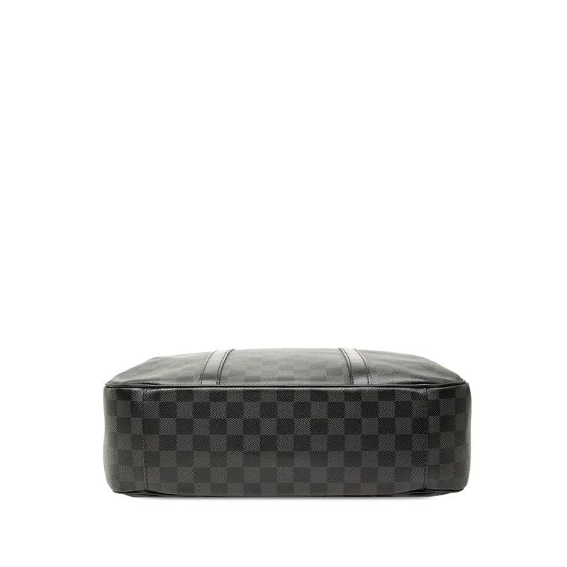 Louis Vuitton Damier Graphite Tadao PM 2-Way Shoulder Bag Black Leather — view 3