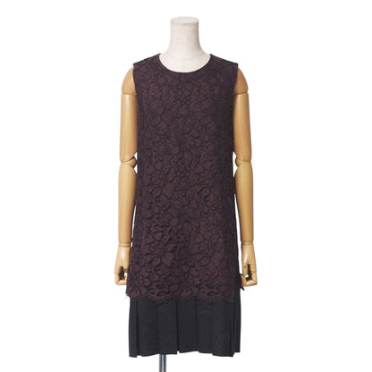 Dolce & Gabbana Dress 40 Lace Pleats Sleeveless