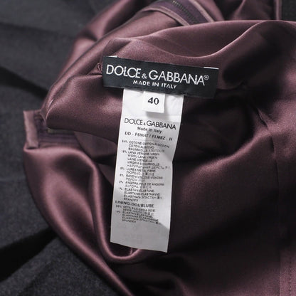 Dolce & Gabbana Dress 40 Lace Pleats Sleeveless — view 6