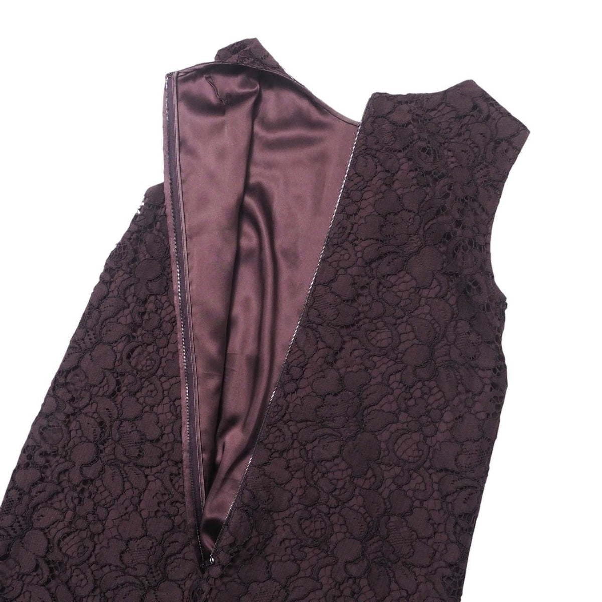 Dolce & Gabbana Dress 40 Lace Pleats Sleeveless — view 5