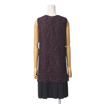 Dolce & Gabbana Dress 40 Lace Pleats Sleeveless — view 2