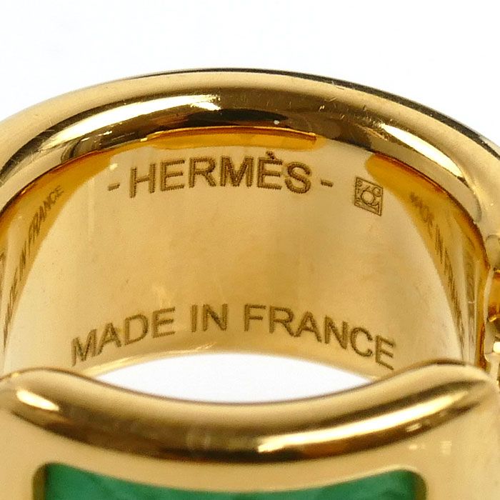 Hermes Leather Olympe Earrings — view 4