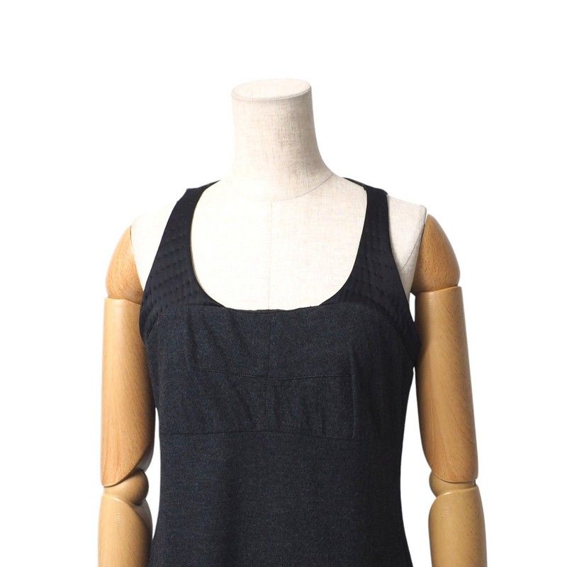 Brunello Cucinelli Dress XL Sleeveless Cashmere Blend Wool — view 3