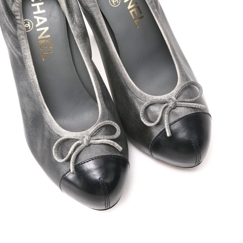 Chanel Pumps CC Logo Heels Ballet Shoes — view 4