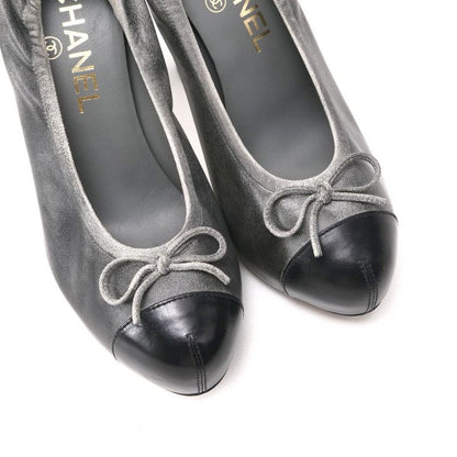 Chanel Pumps CC Logo Heels Ballet Shoes — view 4