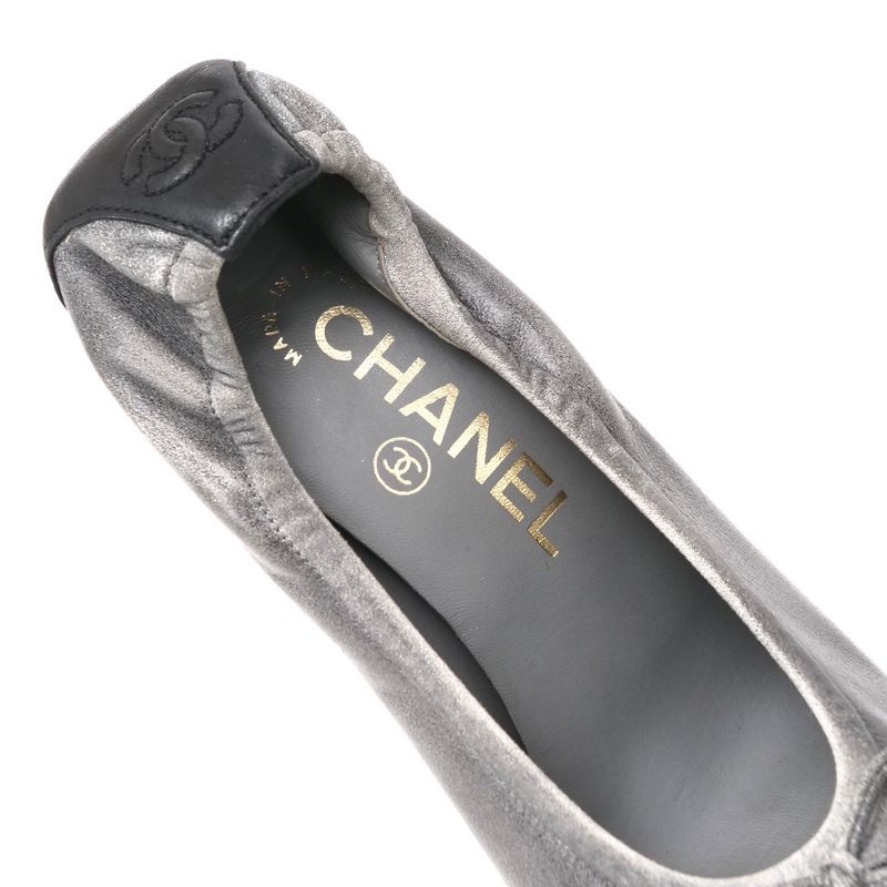 Chanel Pumps CC Logo Heels Ballet Shoes — view 5