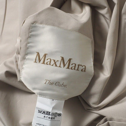 Max Mara Aparka Coat 36 the Cube Long with Hood Cotton Beige — view 8