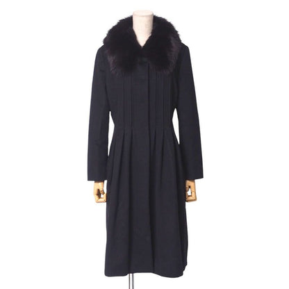 Max Mara Studio Coat 40 Tuck Flare