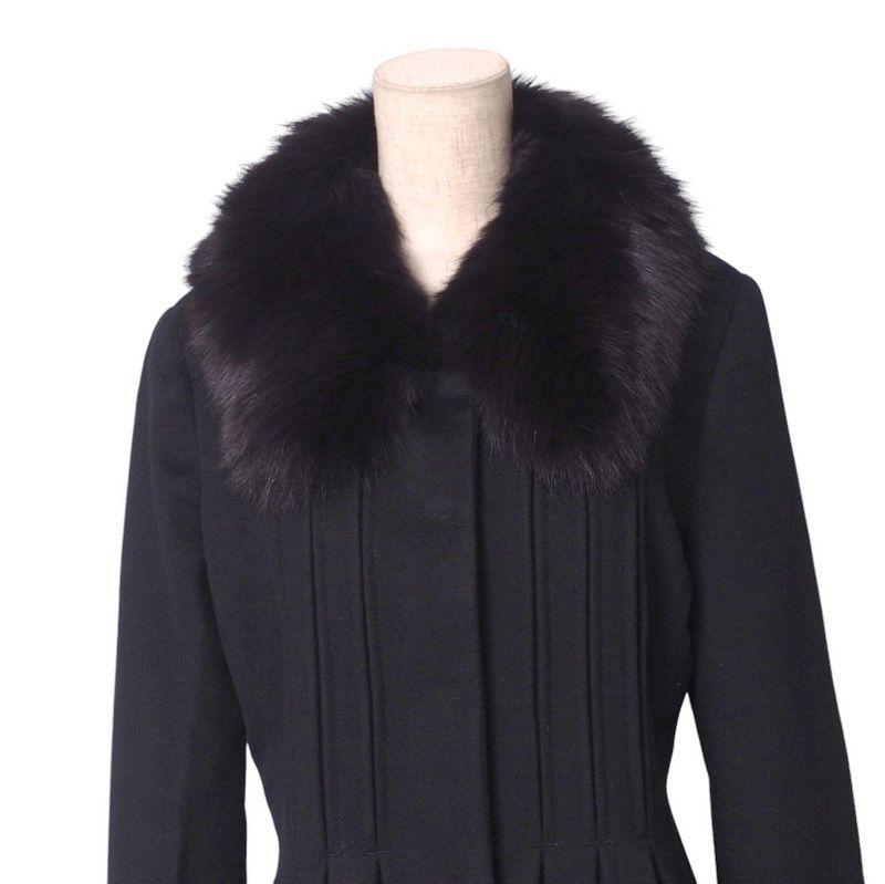 Max Mara Studio Coat 40 Tuck Flare — view 2