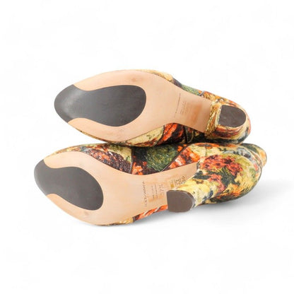 Dolce & Gabbana Boots Short Shoes Gobelin Floral Pattern Multicolor 37.5 — view 7