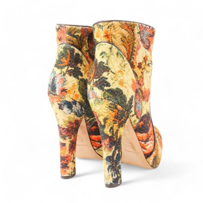Dolce & Gabbana Boots Short Shoes Gobelin Floral Pattern Multicolor 37.5 — view 3