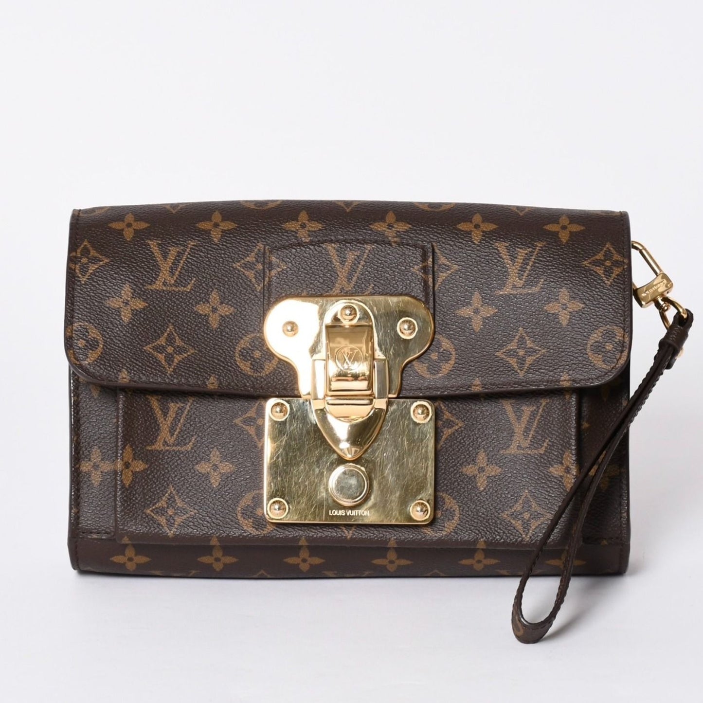 Louis Vuitton Clutch Historique Monogram Brown