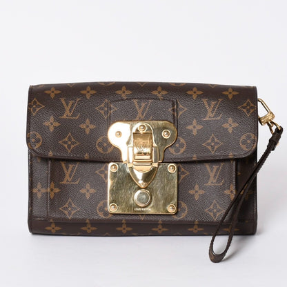 Louis Vuitton Clutch Historique Monogram Brown