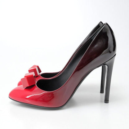 Louis Vuitton Pumps Shoes Patent Leather Gradient Cube Black 36.5 — view 2