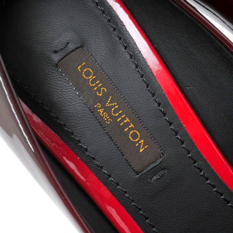 Louis Vuitton Pumps Shoes Patent Leather Gradient Cube Black 36.5 — view 7