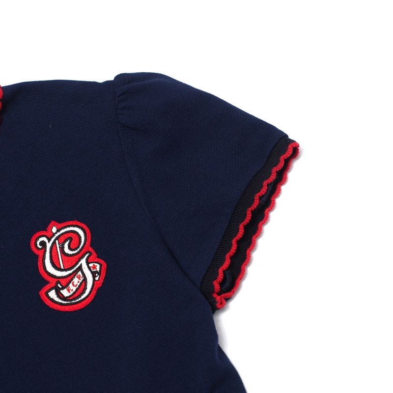 Gucci Dress Size 12 Short Sleeve Polo Logo Button — view 4