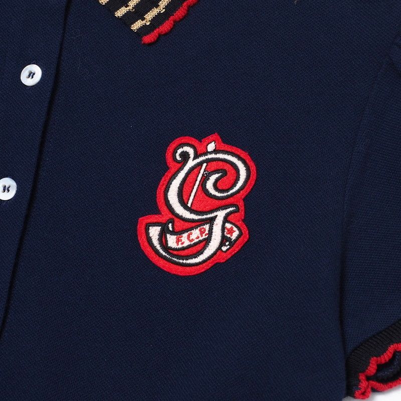 Gucci Dress Size 12 Short Sleeve Polo Logo Button — view 5