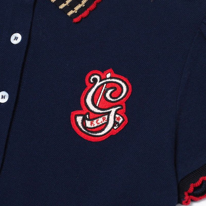 Gucci Dress Size 12 Short Sleeve Polo Logo Button — view 5