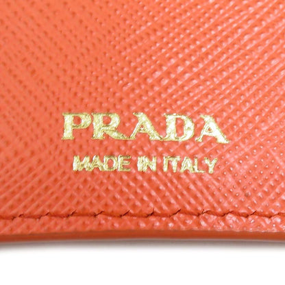 Prada Trifold Wallet Orange — view 7