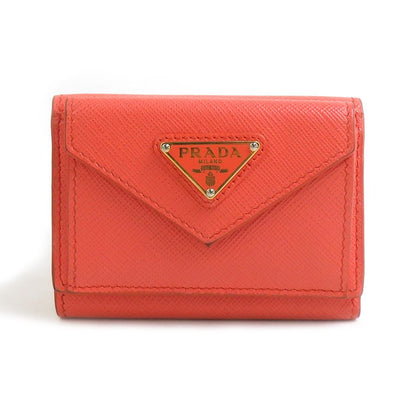 Prada Trifold Wallet Orange