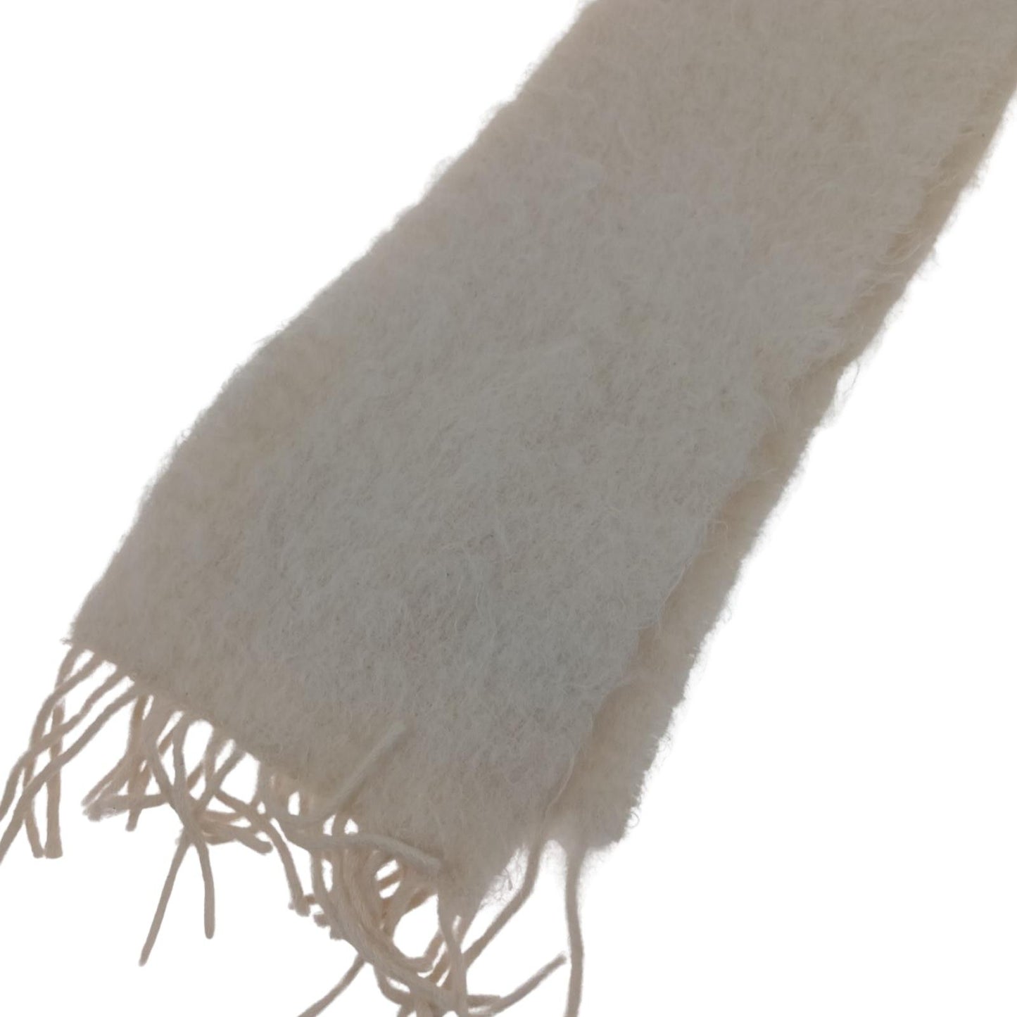 Loewe Mohair Scarf Beige White — view 6