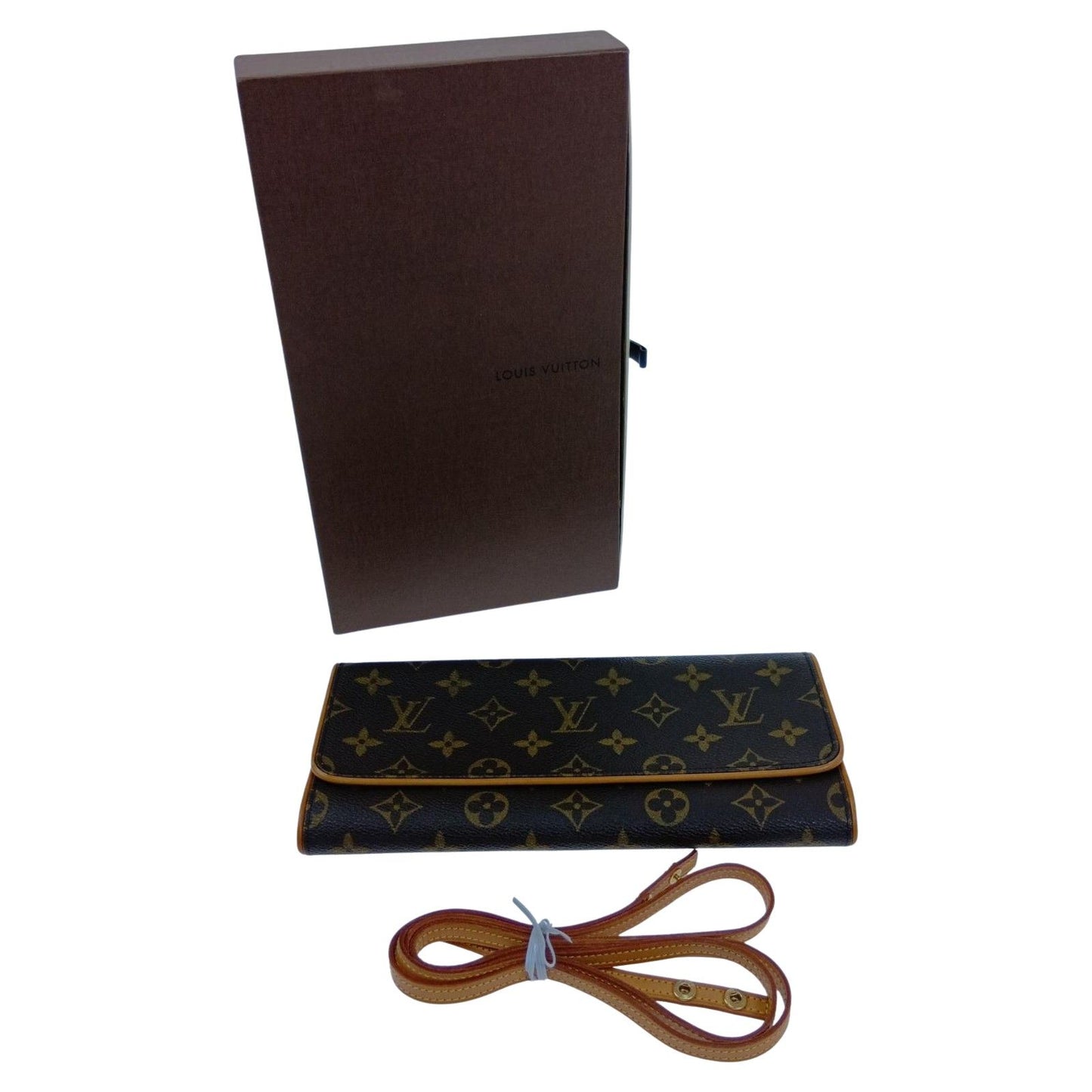 Louis Vuitton Monogram Pochette Twin GM Brown Shoulder Bag