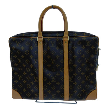 Louis Vuitton Monogram Porte Documents Voyage Business Bag Brown — view 2