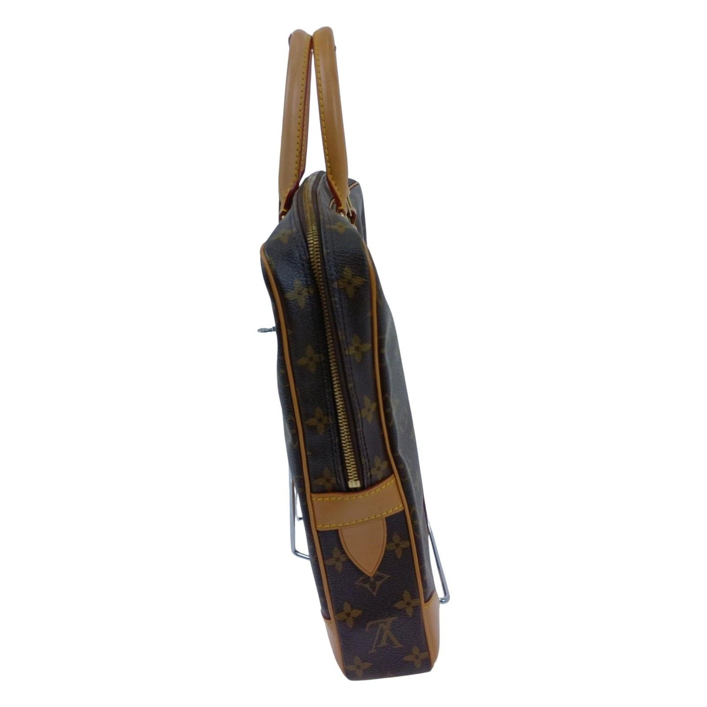 Louis Vuitton Monogram Porte Documents Voyage Business Bag Brown — view 5