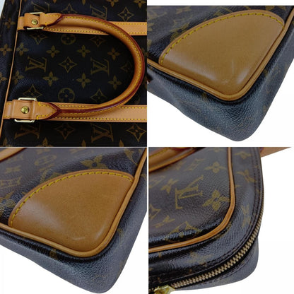 Louis Vuitton Monogram Porte Documents Voyage Business Bag Brown — view 8