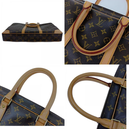 Louis Vuitton Monogram Porte Documents Voyage Business Bag Brown — view 7