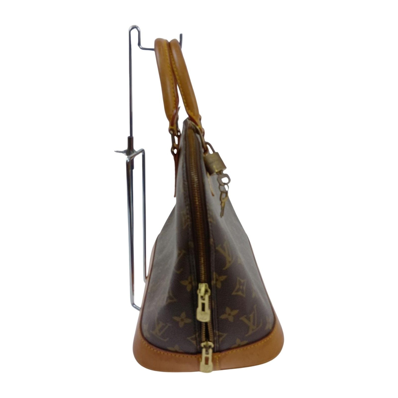 Louis Vuitton Monogram Alma Handbag Brown — view 2