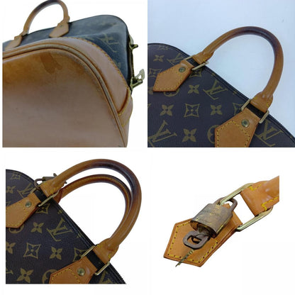 Louis Vuitton Monogram Alma Handbag Brown — view 8