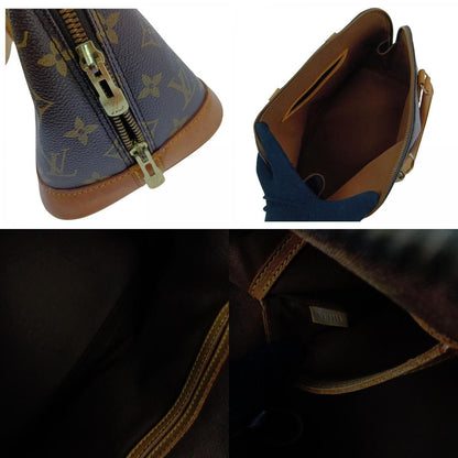 Louis Vuitton Monogram Alma Handbag Brown — view 9