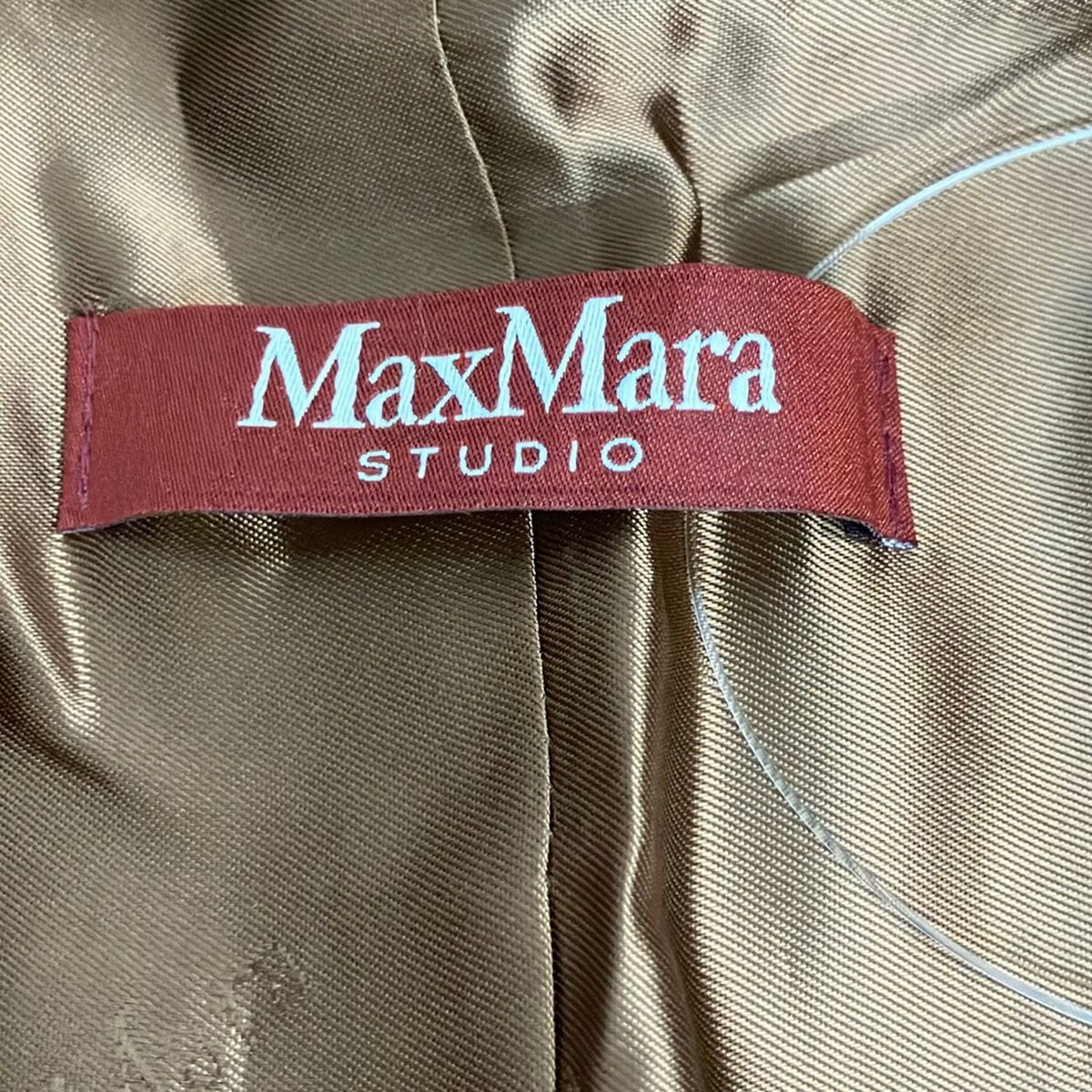Max Mara Studio Jacket 38 M Brown Long Sleeve Linen Spring Autumn — view 3